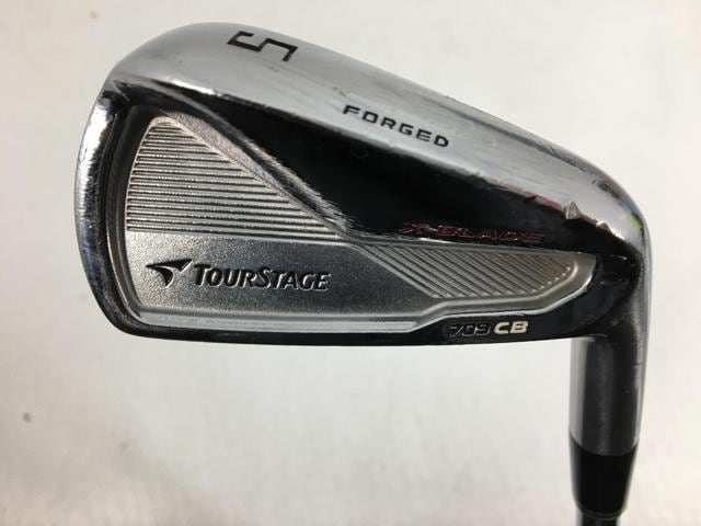 お買い得品！【中古ゴルフクラブ】(6本セット)ブリヂストン ツアーステージ Xブレード 709CB アイアン NSプロ MODUS3 TOUR120 5〜9.P【14日間返品OK】