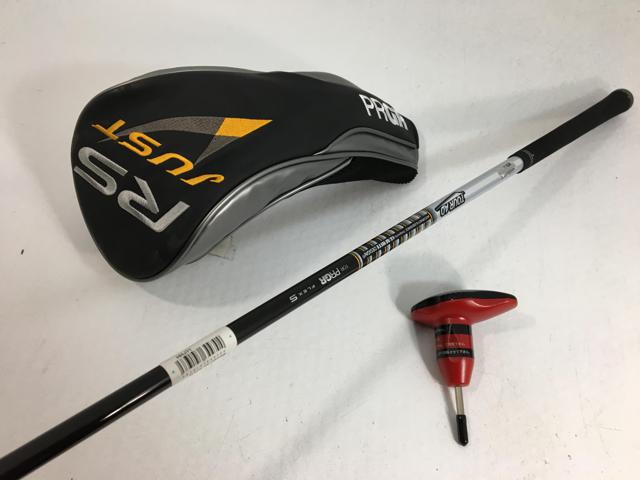 PRGR RS JUST ゴルフバッグ ブラック・オレンジ 中古】プロギア RS