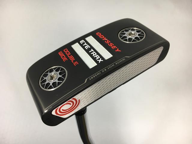 お買い得品！【中古ゴルフクラブ】【美品】オデッセイ EYE TRAX (アイトラックス) DOUBLE WIDE パター オリジナルスチール パター【14日間返品OK】