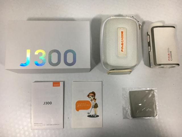 ファインキャディ　J300 ホワイト　　中古品 FINE CADDIE ファインキャディ J300 ゴルフ距離計 ホワイト