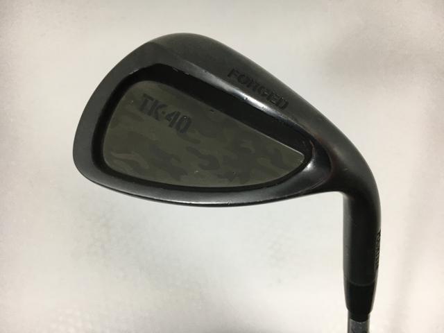 お買い得品！【中古ゴルフクラブ】フォーティーン TK-40 フォージド ウェッジ NSプロ TS-114w ブラック SW【14日間返品OK】