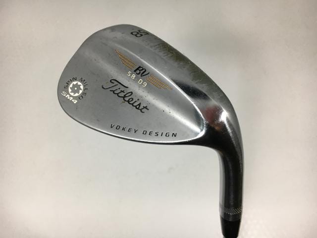 お買い得品！【中古ゴルフクラブ】タイトリスト ボーケイ ウェッジ スピンミルド SM4 (ツアークロム)58.09(日本仕様) D/G SW