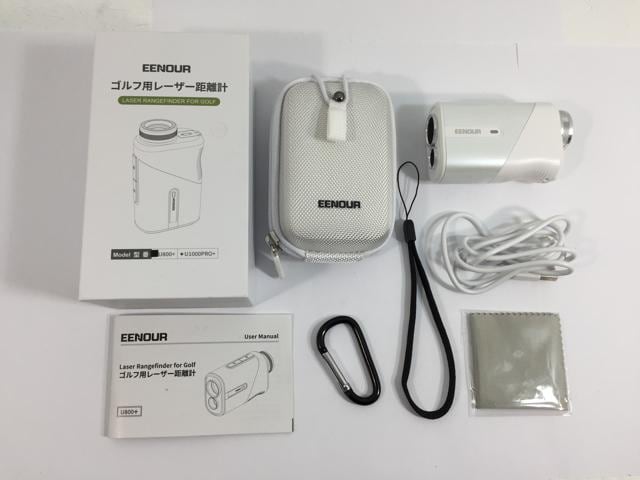 【新品未使用】U800+ 3点間測定付 ゴルフ レーザー距離計 ホワイト ゴルフレーザー距離計Ultra mini U800+ – EENOUR