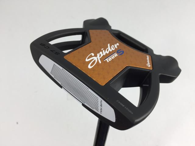 【中古ゴルフクラブ】【超美品】テーラーメイド スパイダー ツアー S ブラック カウンターバランス パター KBS BLACK STEPLESS スチール パター【14日間返品OK】