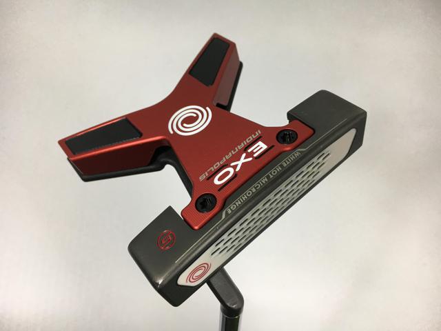 お買い得品！【中古ゴルフクラブ】【美品】オデッセイ EXO(エクソー) INDIANAPOLIS(インディアナポリス) S パター オリジナルスチール パター【14日間返品OK】