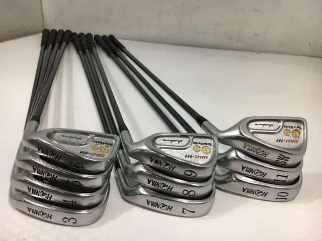 【中古ゴルフクラブ】(10本セット)ホンマ ツインマークス MM45-888 アイアン ドリスカーボンFW&FW 3〜10.11.S【14日間返品OK】