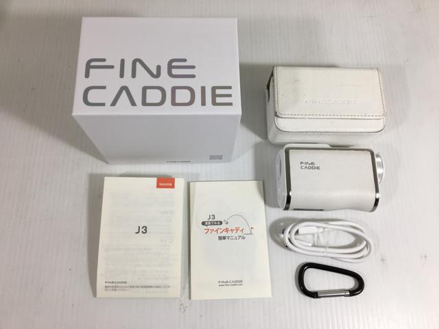 ファインキャディ J3 ミニ レーザー距離計（ホワイト）付属品付き箱有り ファインキャディ J3 ミニ ホワイト ファインキャディ J3 ミニ
