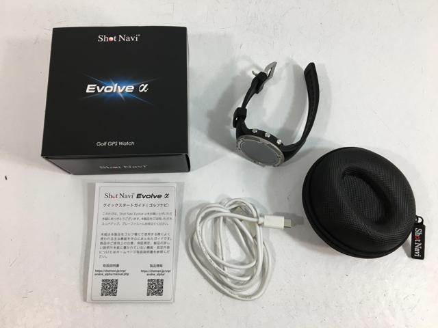 ☆テクタイト Shot Navi Evolve α [ブラック]【ゴルフ用GPSナビ