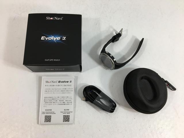 新品 GPSゴルフナビ Shot Navi Evolve PROブラック×レッド GPSゴルフ