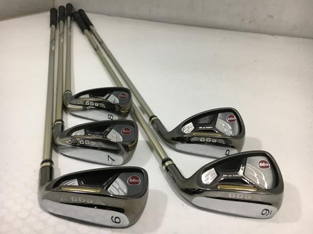 返品OK 【中古ゴルフクラブ】(5本セット)プロギア NEW egg アイアン