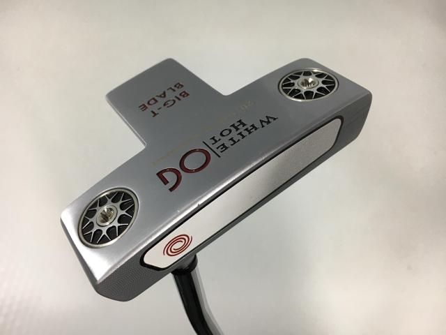 お買い得品！【中古ゴルフクラブ】【美品】オデッセイ ホワイト ホット OG BIG T BLADE パター オリジナルスチール パター【14日間返品OK】