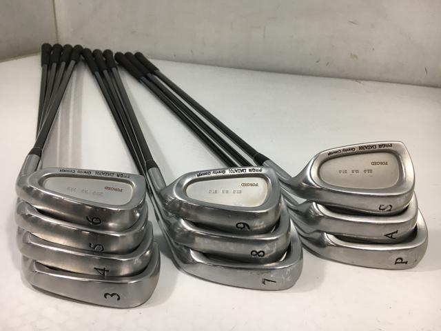 お買い得品！【中古ゴルフクラブ】(10本セット)プロギア データ701 アイアン オリジナルカーボン 3〜9.P.A.S【14日間返品OK】 中古ゴルフクラブ】(10本セット)プロギア データ701 アイアン