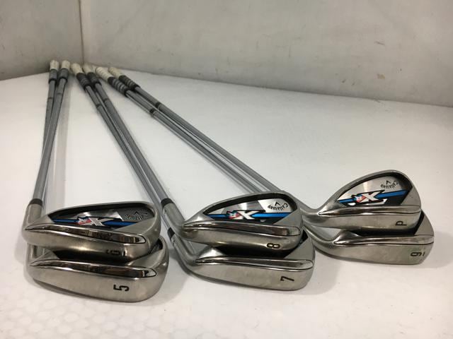 【中古ゴルフクラブ】(6本セット)キャロウェイ XR OS アイアン 2016 (日本仕様) NSプロ 850GH 5〜9.P【14日間返品OK】 中古ゴルフクラブ】(6本セット)キャロウェイ XR OS アイアン 2016