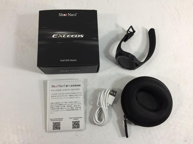 Shot Navi Exceed GPSナビ ブラック ショットナビ エクシード 腕時計型