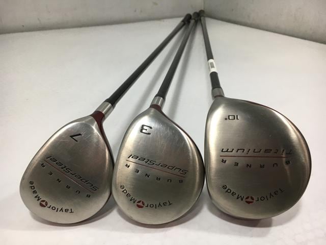お買い得品！【中古ゴルフクラブ】テーラーメイド バーナー チタン バブル 1W.3W.7W