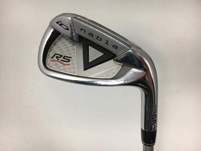 お買い得品！【中古ゴルフクラブ】(7本セット)プロギア iD nabla(ナブラ) RS チタンフェース アイアン オリジナルカーボン 6〜9.P.A.S【14日間返品OK】