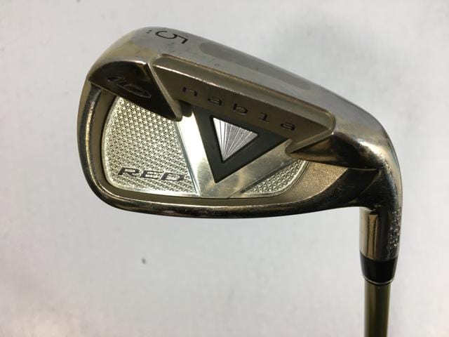 お買い得品！【中古ゴルフクラブ】(7本セット)プロギア iD nabla(ナブラ) RED(レッド) アイアン オリジナルカーボン 5〜9.P.A【14日間返品OK】