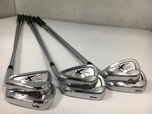 返品OK 【中古ゴルフクラブ】(6本セット)キャロウェイ Xフォージド