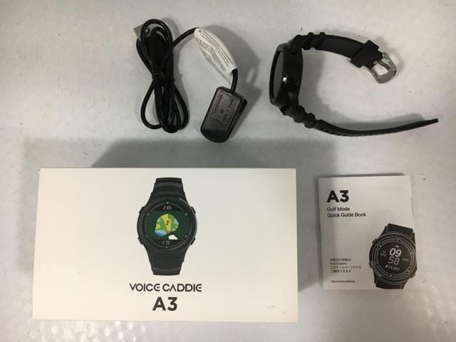 Amazon.co.jp: ボイスキャディ A3 時計型ゴルフナビ ブラック IPX7防水