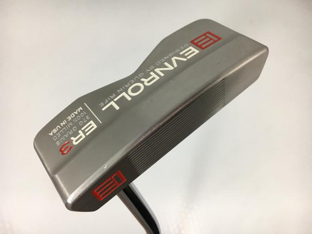 お買い得品！【中古ゴルフクラブ】EVNROLL(イーブンロール) EVNROLL(イーブンロール) ER3 ウィングブレード パター 2018 オリジナルスチール パター【14日間返品OK】