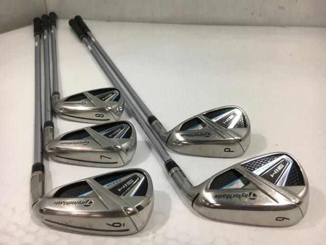 訳あり テーラーメイド SIM MAX シム マックス #6-PW 5本 純正カーボン