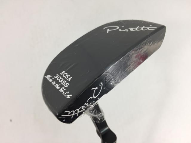 【中古ゴルフクラブ】【未使用品】Piretti(ピレッティ) BOSA ミッドナイトブラック パター 2021 オリジナルスチール パター【14日間返品OK】