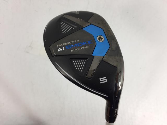 【中古ゴルフクラブ】キャロウェイ PARADYM (パラダイム) Ai SMOKE MAX FAST ユーティリティ レディス 2024 (日本仕様) ELDIO 40 for CW 5H【14日間返品OK】