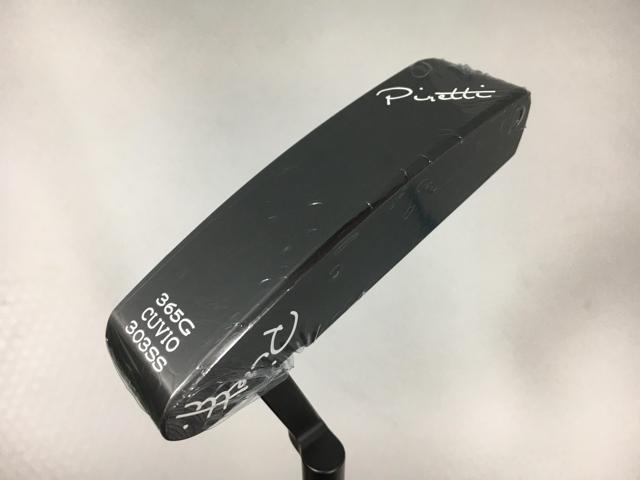 【中古ゴルフクラブ】【未使用品】Piretti(ピレッティ) CUVIO ミッドナイトブラック パター 2021 オリジナルスチール パター【14日間返品OK】