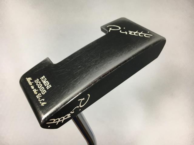 【中古ゴルフクラブ】Piretti(ピレッティ) RIMINI ミッドナイトブラック パター 2021 オリジナルスチール パター【14日間返品OK】