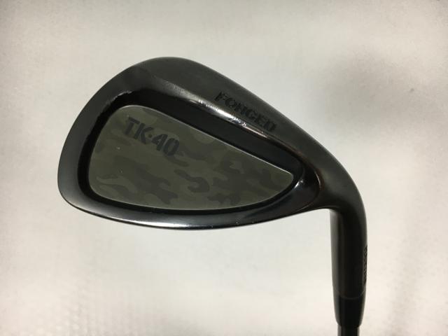 【中古ゴルフクラブ】フォーティーン TK-40 フォージド ウェッジ NSプロ TS-114w ブラック SW【14日間返品OK】