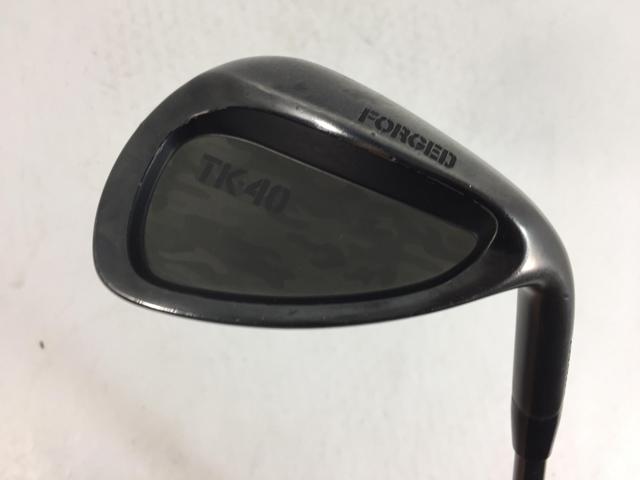【中古ゴルフクラブ】フォーティーン TK-40 フォージド ウェッジ NSプロ TS-114w ブラック SW【14日間返品OK】