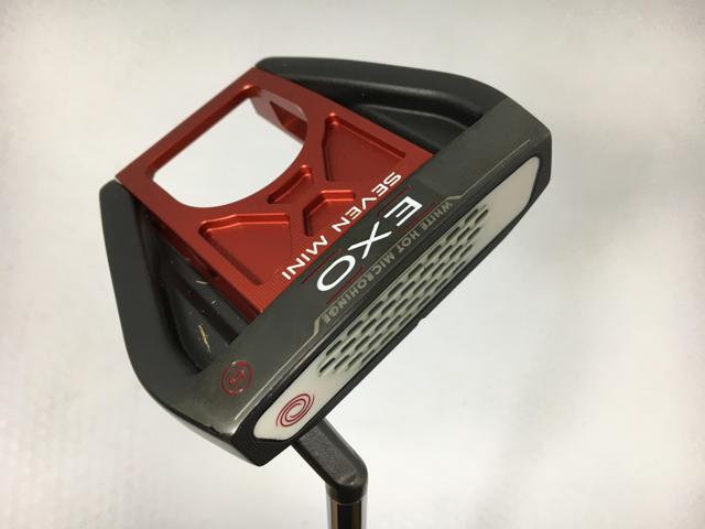 【中古ゴルフクラブ】オデッセイ EXO(エクソー) SEVEN MINI (セブン ミニ) S パター オリジナルスチール パター【14日間返品OK】