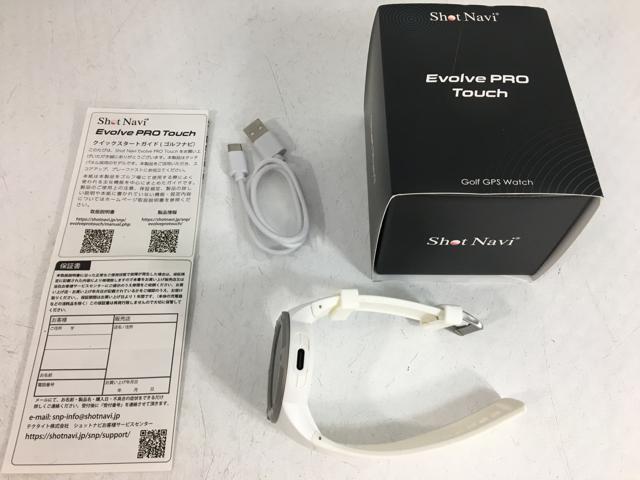 【中古ゴルフ用品】テクタイト(ショットナビ) Shot Navi(ショットナビ) Evolve PRO Touch ホワイト【14日間返品OK】