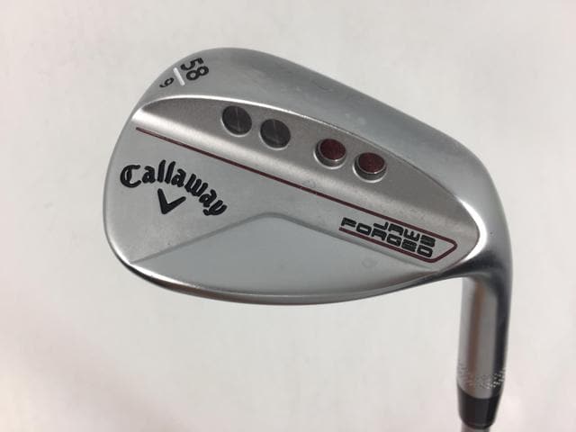【中古ゴルフクラブ】キャロウェイ JAWS フォージド ウェッジ クローム 58.09 2023 (日本仕様) MCI WG5 SW【14日間返品OK】