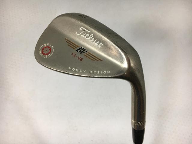 お買い得品！【中古ゴルフクラブ】タイトリスト ボーケイ ウェッジ スピンミルド2009(ニッケルクロム)52.08 D/G AW