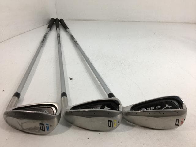 お買い得品！【中古ゴルフクラブ】(3本セット)ミズノ SURE DD SI アイアン EXSAR 8〜9.P【14日間返品OK】 お買い得品！【中古ゴルフクラブ】(3本セット)ミズノ SURE DD SI