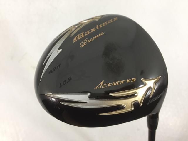 【中古ゴルフクラブ】ワークス ゴルフ マキシマックス ブラック プレミア リミテッド MAX1.7 ドライバー (超高反発) ワークテック V-SPEC α5 1W【14日間返品OK】
