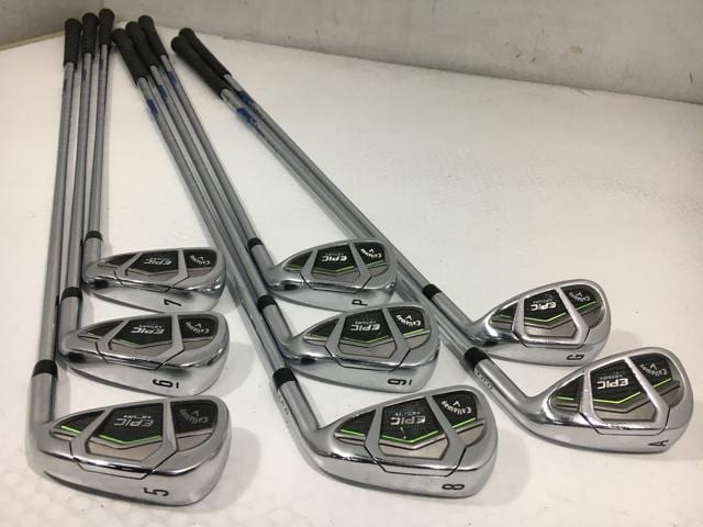 お買い得品！【中古ゴルフクラブ】(8本セット)キャロウェイ EPIC(エピック) STAR アイアン 2017 (日本仕様) NSプロ ZELOS 7 5〜9.P.A.G【14日間返品OK】 お買い得品！【中古ゴルフクラブ】(8本セット)キャロウェイ EPIC