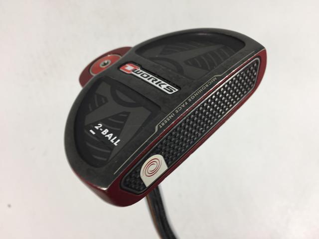 【中古ゴルフクラブ】オデッセイ O-WORKS RED(オー・ワークス レッド) 2-Ball パター オリジナルスチール パター【14日間返品OK】