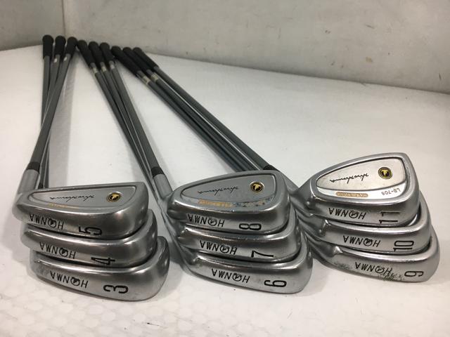 お買い得品！【中古ゴルフクラブ】(9本セット)ホンマ LB-708 H&F キャビティ ニューSPライトカーボン2S 3〜10.11【14日間返品OK】 お買い得品！【中古ゴルフクラブ】(9本セット)ホンマ LB-708 H&F