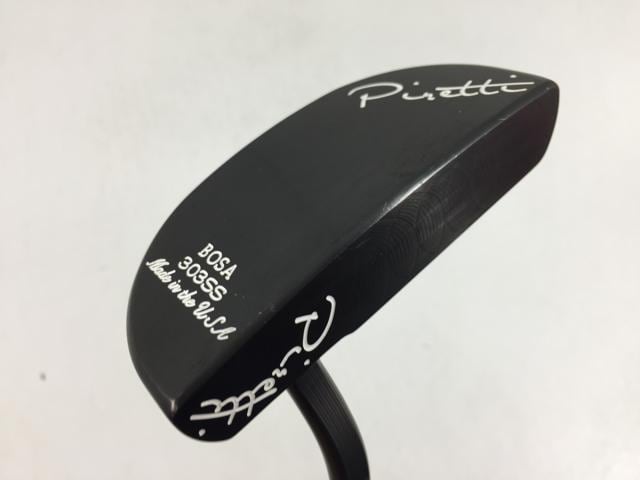 【中古ゴルフクラブ】Piretti(ピレッティ) BOSA ミッドナイトブラック パター 2021 オリジナルスチール パター【14日間返品OK】