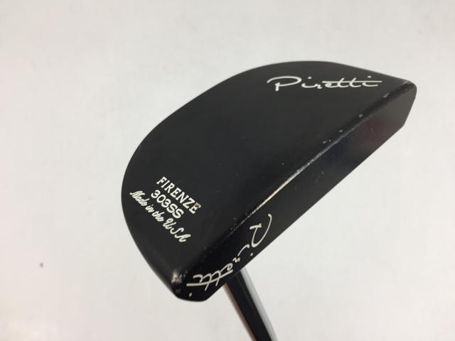 【中古ゴルフクラブ】Piretti(ピレッティ) Firenze(フィレンツェ) ミッドナイトブラック パター 2021 オリジナルスチール パター【14日間返品OK】