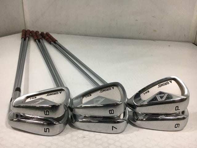 お買い得品！【中古ゴルフクラブ】(6本セット)A DESIGN GOLF A GRIND+(A グラインド+) EX-I アイアン Ks-8001 5〜9.P【14日間返品OK】 お買い得品！【中古ゴルフクラブ】(6本セット)A DESIGN GOLF A GRIND+(