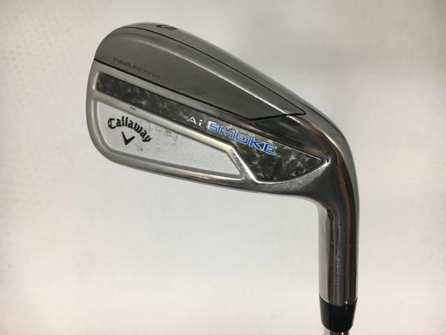 【中古ゴルフクラブ】(6本セット)キャロウェイ PARADYM (パラダイム) Ai SMOKE アイアン 2024 (日本仕様) NSプロ ZELOS 7 5〜9.P【14日間返品OK】