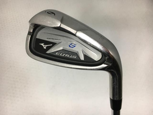 【中古ゴルフクラブ】(5本セット)ミズノ EURUS G6 アイアン FST1170 スチール 6〜9.P【14日間返品OK】