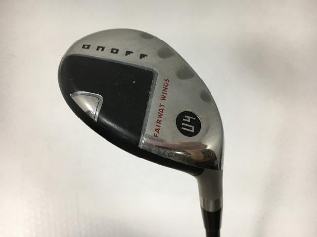 お買い得品！【中古ゴルフクラブ】ダイワ(グローブライド) ONOFF フェアウェイ ウィングス 黒(KURO) ユーティリティ 2019 LABO SPEC SHINARI-i65 U4【14日間返品OK】