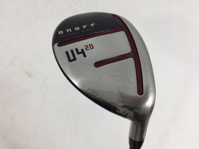 【中古ゴルフクラブ】ダイワ(グローブライド) ONOFF フェアウェイ ウィングス ユーティリティ 赤(AKA)  2020 スムースキックMP-520U U4【14日間返品OK】
