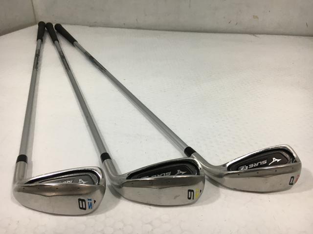 【中古ゴルフクラブ】(3本セット)ミズノ SURE DD SI アイアン EXSAR 8〜9.P【14日間返品OK】 中古ゴルフクラブ】(3本セット)ミズノ SURE DD SI アイアン EXSAR 8〜9.P【