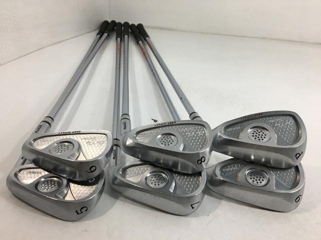 お買い得品！【中古ゴルフクラブ】(6本セット)ムジーク(muziik) On The Screw(オン・ザ・スクリュー) DEEP IMPACT(ディープインパクト) アイアン NSプロ MODUS3 TOUR105 5〜9.P【14日間返品OK】 お買い得品！【中古ゴルフクラブ】(6本セット)ムジーク(muziik) On The
