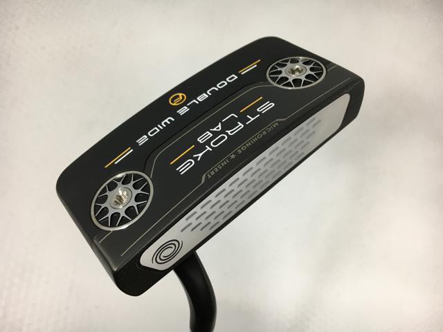 【中古ゴルフクラブ】【超美品】オデッセイ STROKE LAB(ストローク ラボ) ブラックシリーズ DOUBLE WIDE FLOW パター 2020 STROKE LAB(ストローク ラボ)シャフト パター【14日間返品OK】